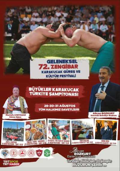 72. Zengibar Karakucak Güreş ve Kültür Festivali
